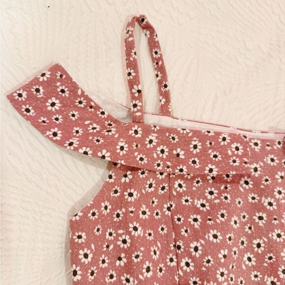 Few Moda NY‎ Floral Two-Piece Pleated Skirt Set in Pink Size Small NYT - Picture 4 of 9